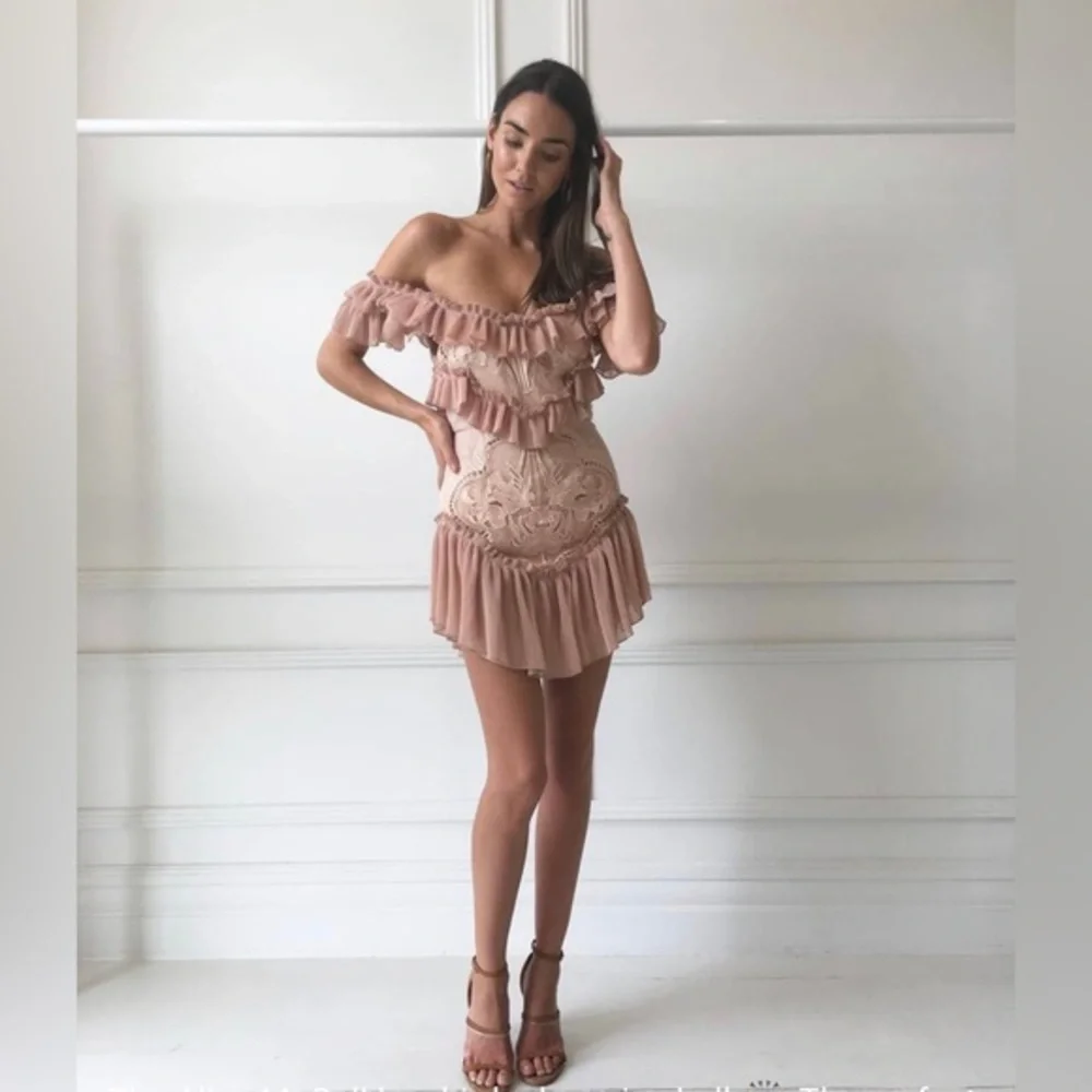 ❌SOLD❌ALICE MCCALL LOVEBIRDS DRESS ROSE PINK SIZE 6 - Picture 6 of 17